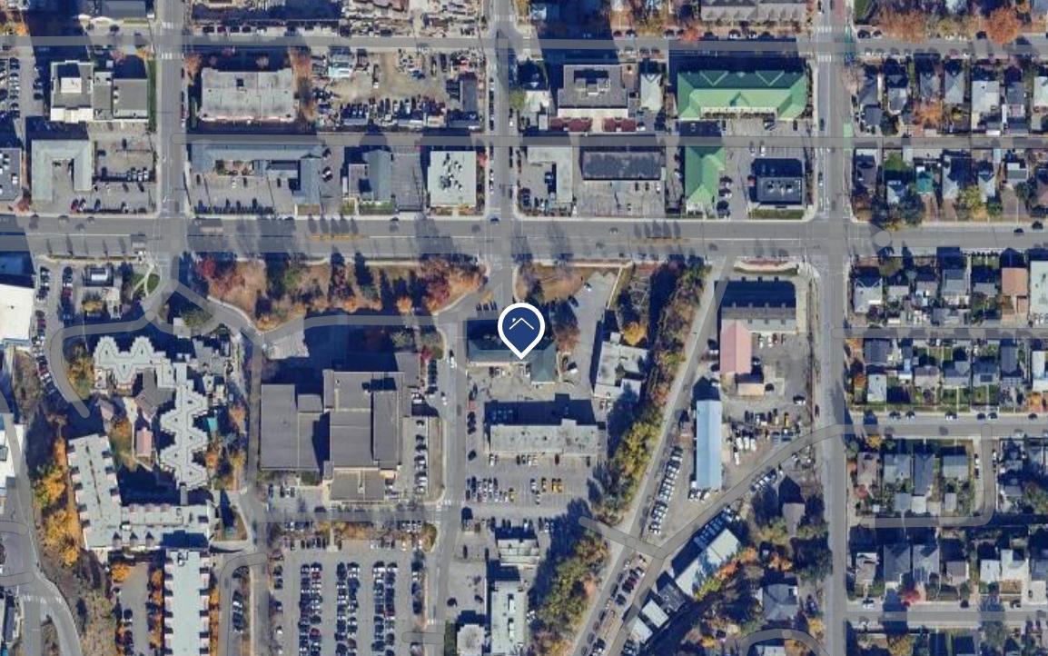 Satelite view of urban area