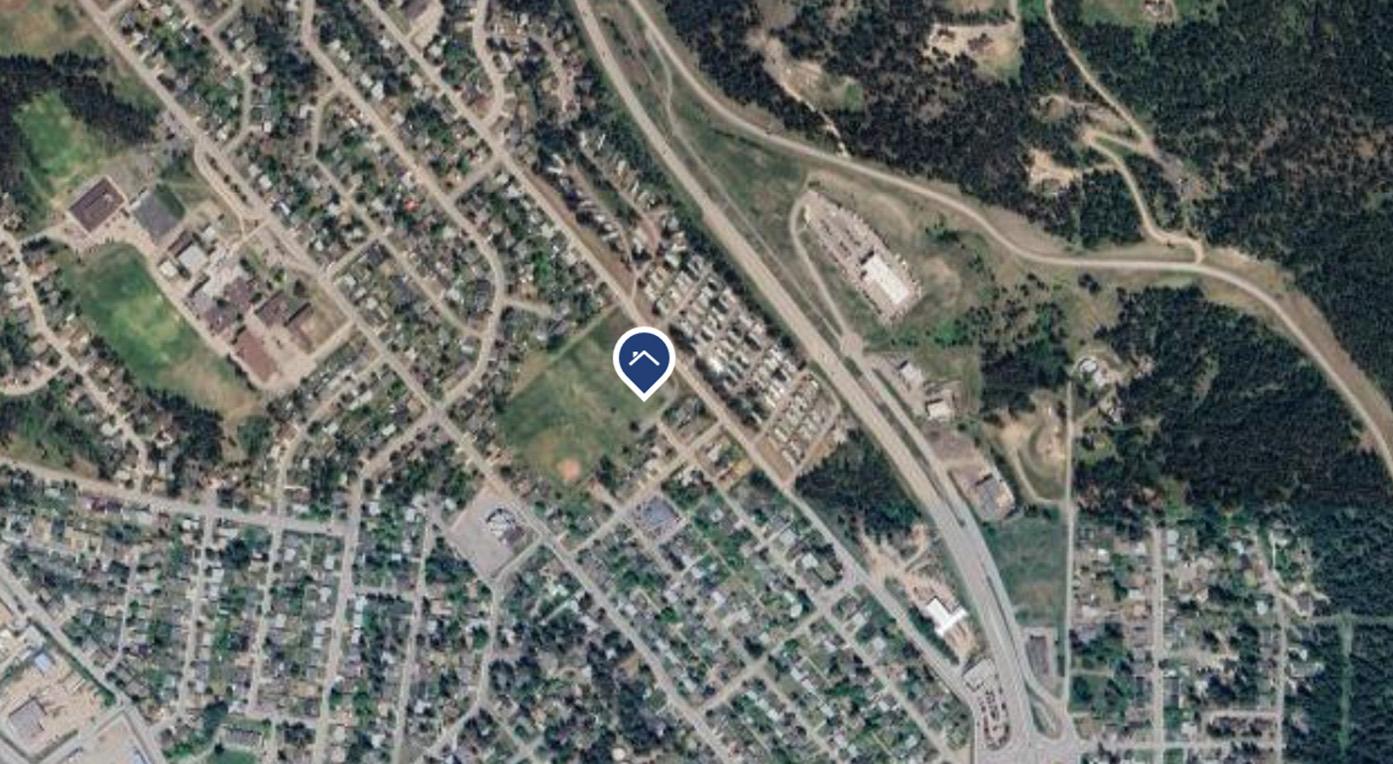 Satellite image of urban area